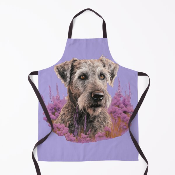 Item preview, Irish Wolfhound in Heather Fields designed and sold by ZombieLH.