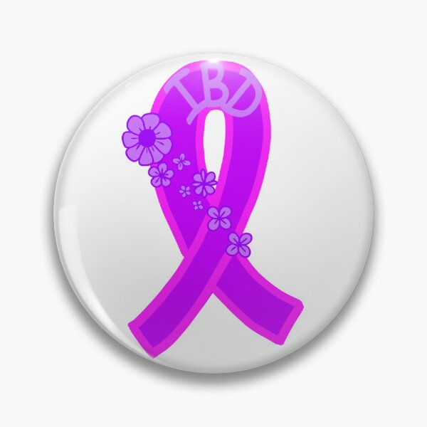 Artikelvorschau, IBD-Bewusstseinsband mit Blumen entworfen und verkauft von LookingxGlass.