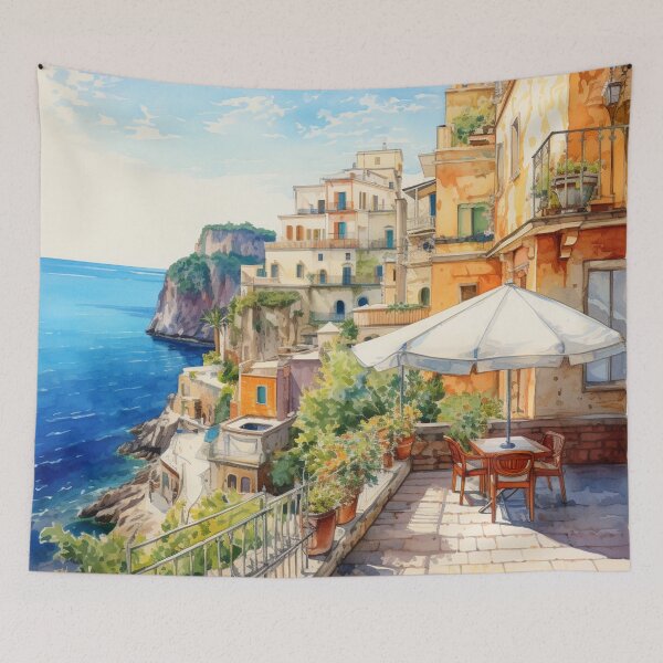 Item preview, Watercolor Tropea, Italy designed and sold by Myra365Art.