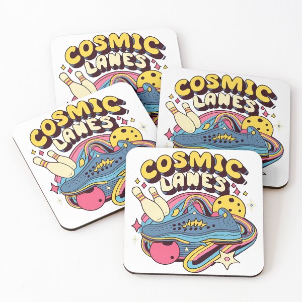 Item preview, Cosmic Lanes Bowling designed and sold by VirtualVibesCo.