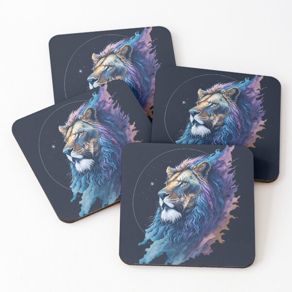 Item preview, Galactic lion splash art designed and sold by Dr-Kane.