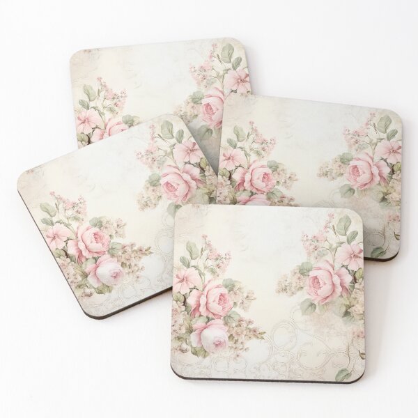 Item preview, Vintage pink flowers. designed and sold by Design for all.