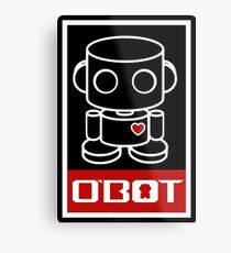 O'bot Spread Love 1.0 Metal Print