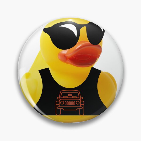 Item preview, rubber ducky with sunglasses and tank top designed and sold by Kreadiv.