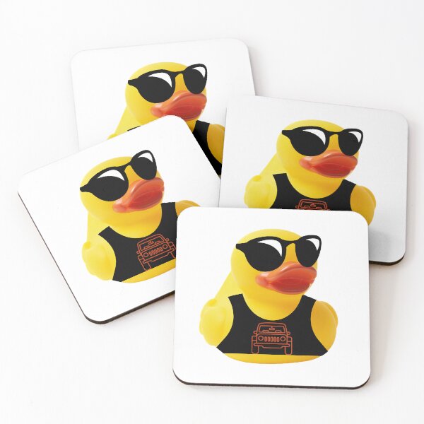 Item preview, rubber ducky with sunglasses and tank top designed and sold by Kreadiv.