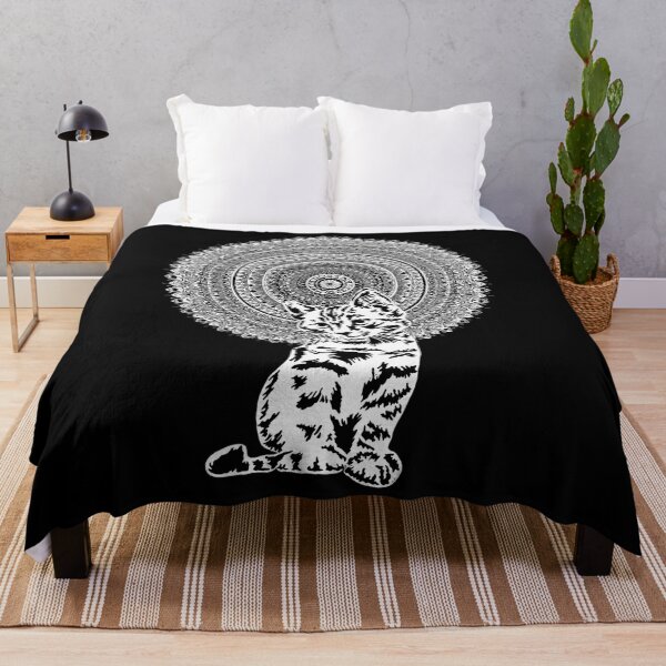 Item preview, Mandala Power Animals Cat Motif Mandala Totem Animals designed and sold by AnnaMDesign.