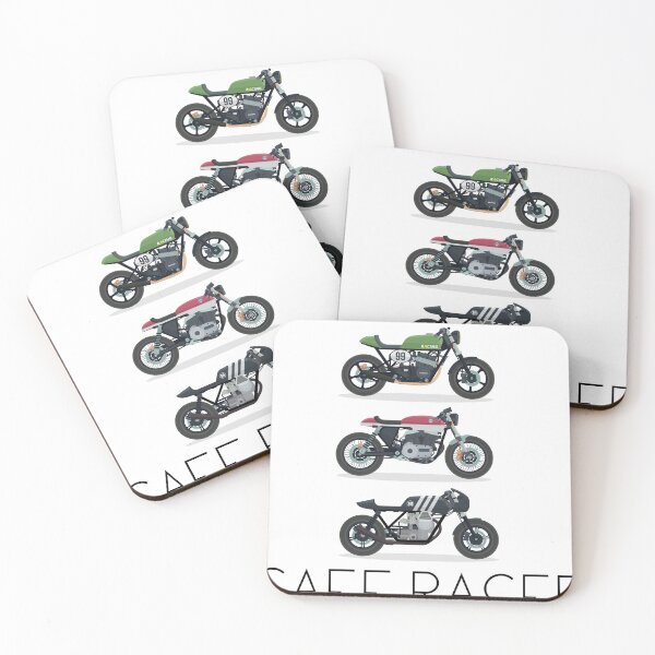 Item preview, café racer motorcycles designed and sold by Bianca-Design.
