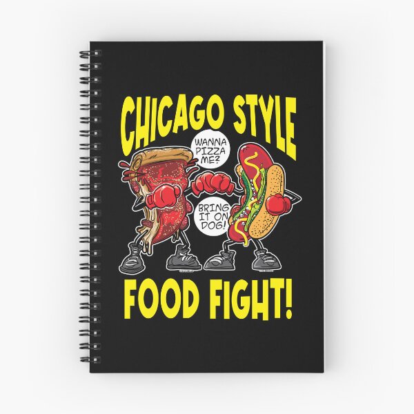 Item preview, Chicago Style Food Fight, Pizza VS Hotdog designed and sold by eShirtLabs.