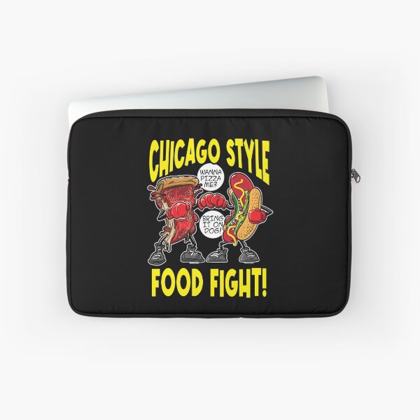 Item preview, Chicago Style Food Fight, Pizza VS Hotdog designed and sold by eShirtLabs.