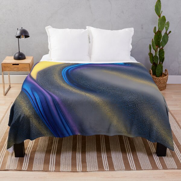 Item preview, Abstract 13 - Midnight Serenade - Blue Purple Gold designed and sold by Artekinium.