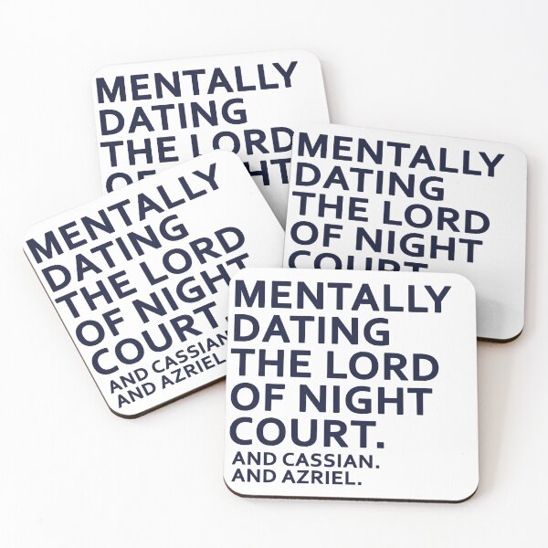 Item preview, ACOTAR Mentally dating the lord of night court designed and sold by Irene Gorricho.