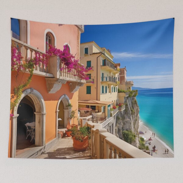 Item preview, Picturesque Tropea, Italy designed and sold by Myra365Art.