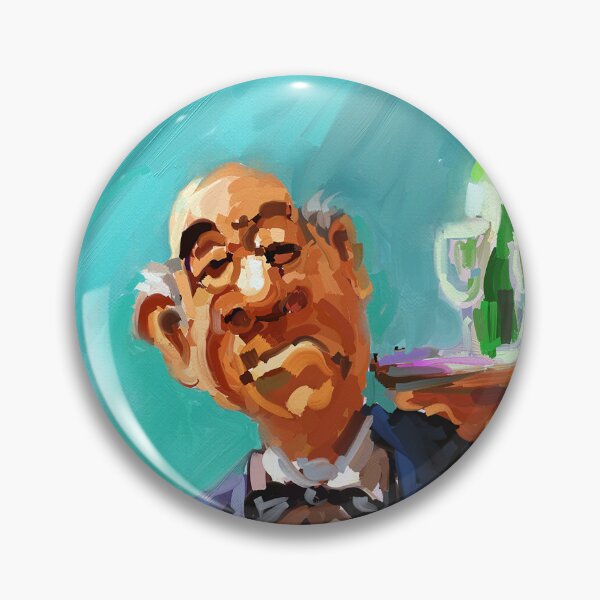 Item preview, Funny Wine Butler painting designed and sold by Anne Marie Propst.