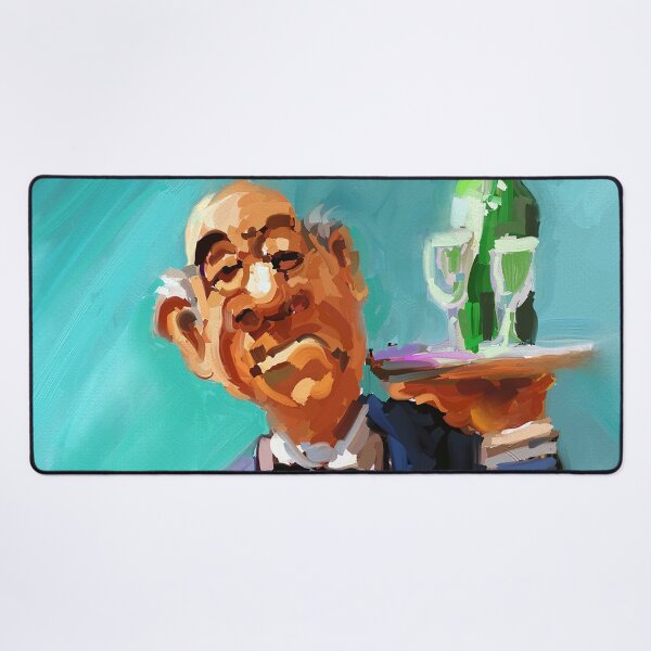 Item preview, Funny Wine Butler painting designed and sold by Anne Marie Propst.