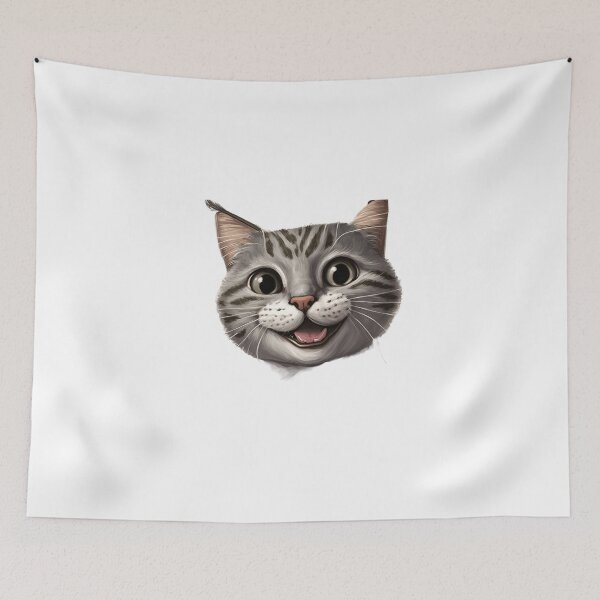 Item preview, Happy Smiling Cat designed and sold by PetSafari.