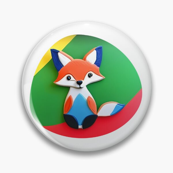 Item preview,  Plasticine Kawaii style cute fox designed and sold by CleanDecor.