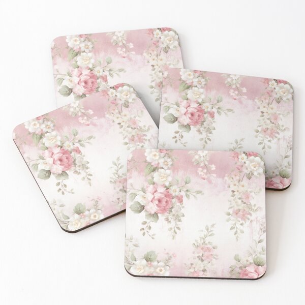 Item preview, Vintage pink flowers. designed and sold by Design for all.