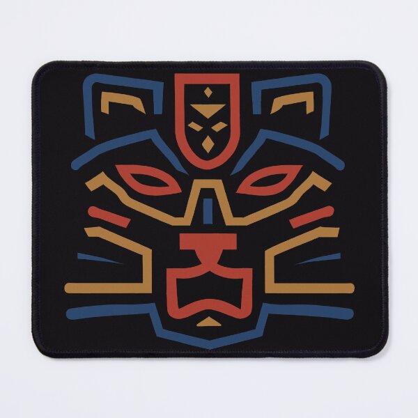Item preview, Warrior Cat Tiki Face designed and sold by DesignDrifts.