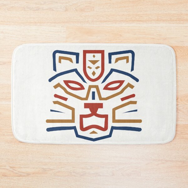 Item preview, Warrior Cat Tiki Face designed and sold by DesignDrifts.