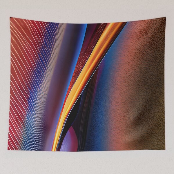 Item preview, Abstract 14 - Ruby Reverie  - Blue Purple Red designed and sold by Artekinium.