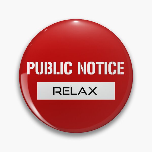 Item preview, Public Notice (relax) designed and sold by porfysoundtrack.