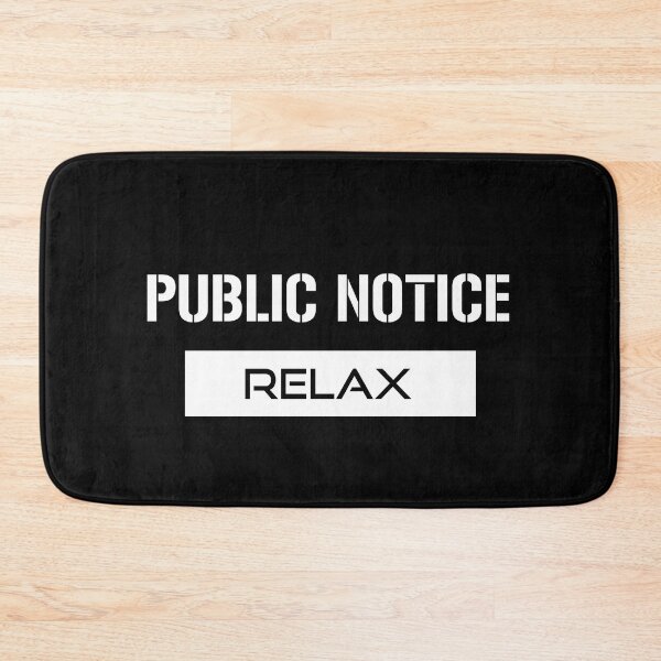 Item preview, Public Notice (relax) designed and sold by porfysoundtrack.