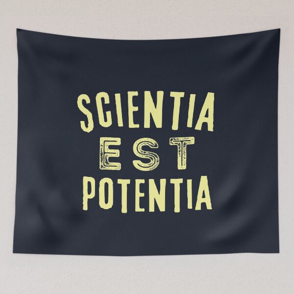 Item preview, Latin aphorism: Scientia est Potentia (Knowledge is power) designed and sold by artbleed.