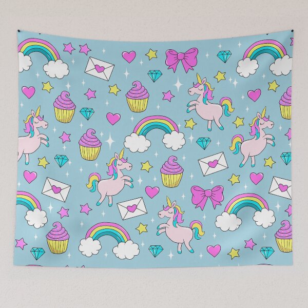 Item preview, Cute Unicorn Pattern designed and sold by ValentinaHramov.