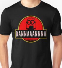 Minions Jurassic Park Banana Unisex T-Shirt