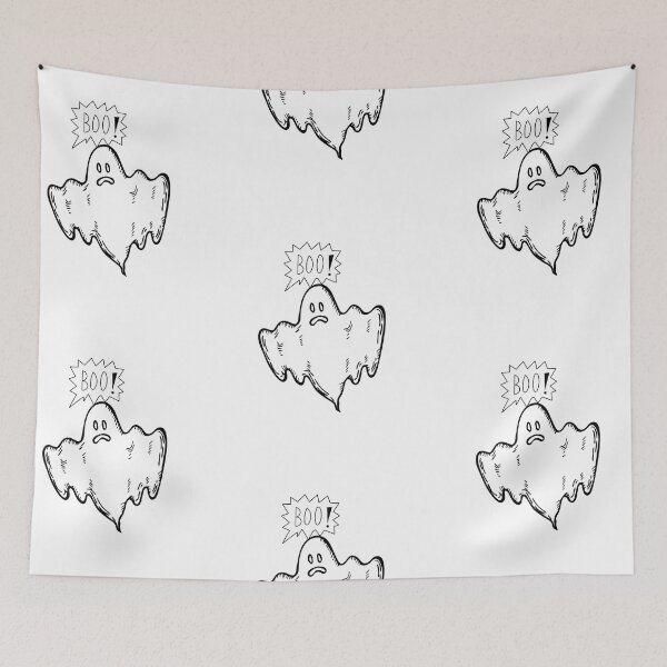 Item preview, FUNNY GHOST BOO designed and sold by BISJOU.