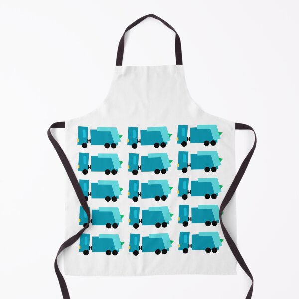 Item preview, conformance - bin lorry (garbage truck) blue theme v1 designed and sold by fishpressink.