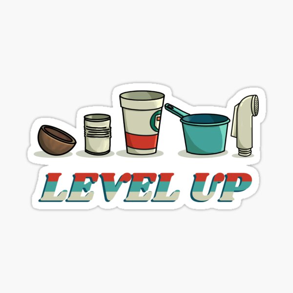 Filipino Tabo Evolution: Level Up Illustration Sticker for Sale by  BearWorldInd