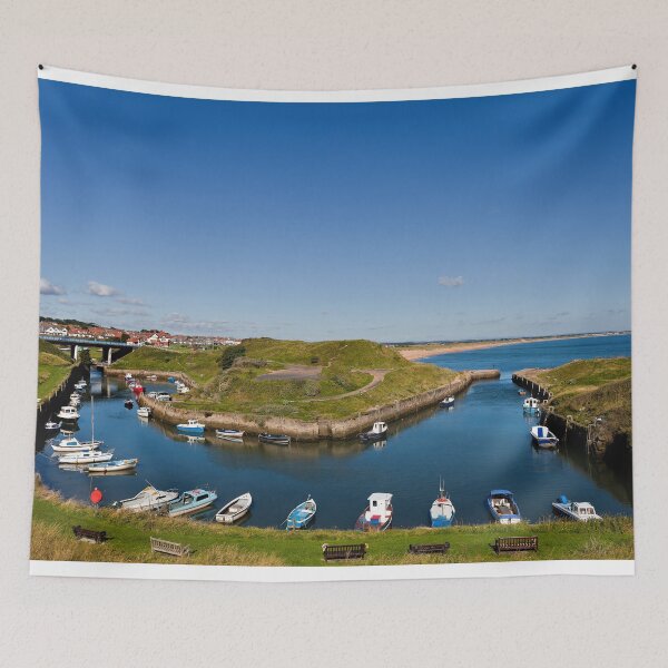 Item preview, Seaton Sluice Harbour at High Tide  designed and sold by Violaman.