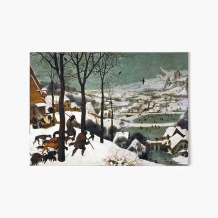 Pieter Bruegel the Elder Hunters in the Snow Art Board Print