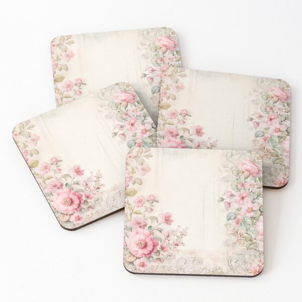 Item preview, Vintage pink flowers. designed and sold by Design for all.