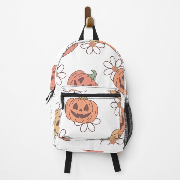 Item preview, Whimsical Pumpkin Floral Pattern / halloween retro pattern designed and sold by mbarts85.