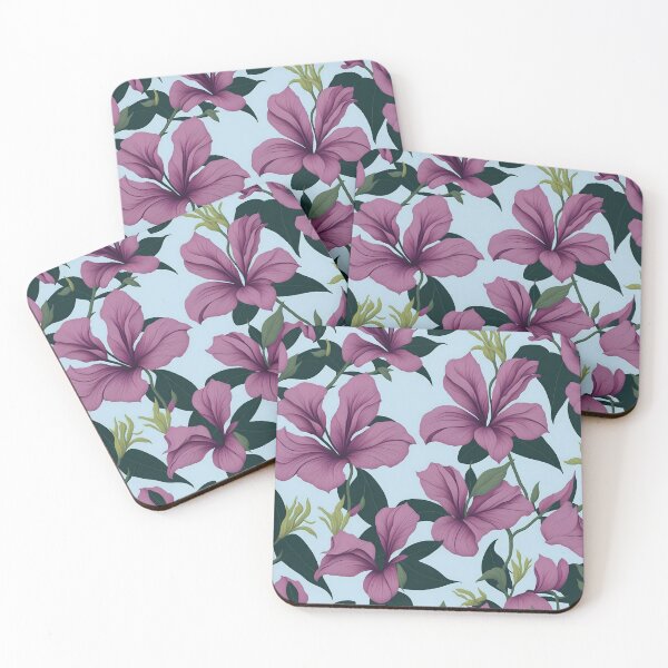 Item preview, Seamless floral pattern ,Bauhinia flowers ,fabric pattern designed and sold by teerapol24.
