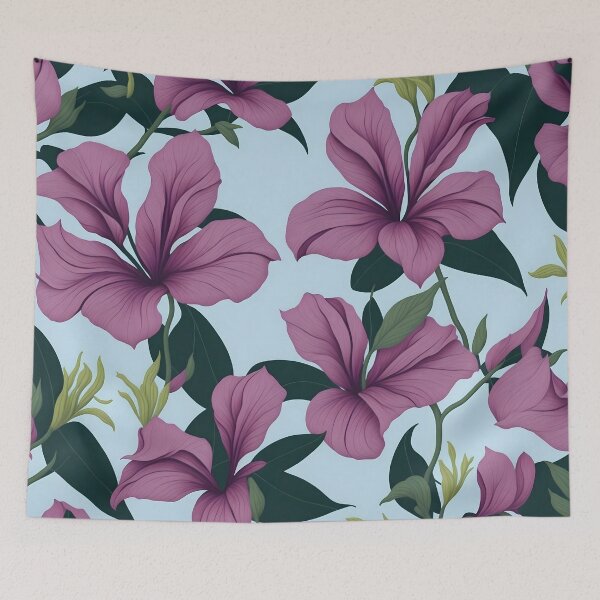 Item preview, Seamless floral pattern ,Bauhinia flowers ,fabric pattern designed and sold by teerapol24.