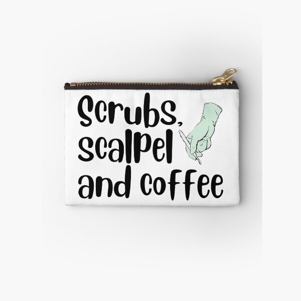Item preview, Scrubs, scalpel and coffee  designed and sold by mikasa.art.