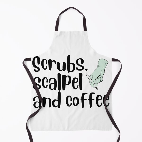 Item preview, Scrubs, scalpel and coffee  designed and sold by mikasa.art.