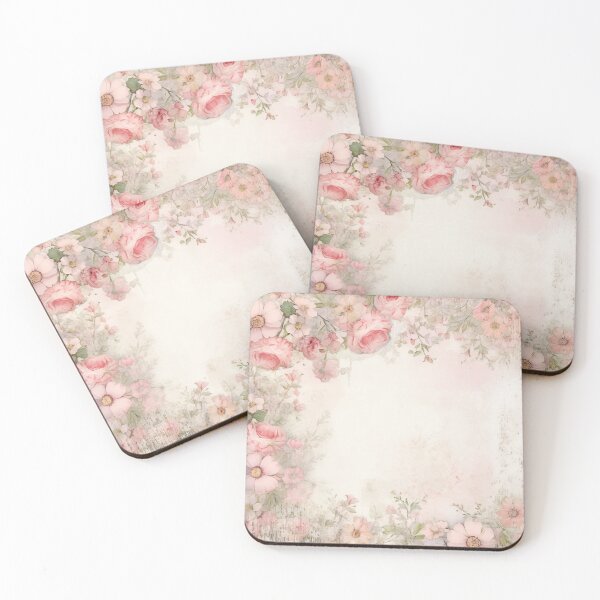 Item preview, Vintage pink flowers. designed and sold by Design for all.
