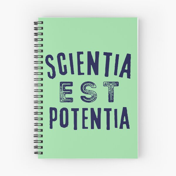 Item preview, Latin aphorism: Scientia est Potentia (Knowledge is power) -dark text designed and sold by artbleed.
