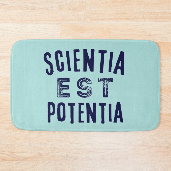 Item preview, Latin aphorism: Scientia est Potentia (Knowledge is power) -dark text designed and sold by artbleed.