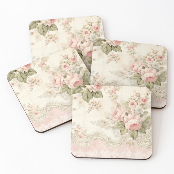 Item preview, Vintage pink flowers. designed and sold by Design for all.