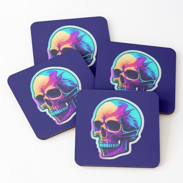 Item preview, Psychedelic Skull Sticker designed and sold by DeftWookie.
