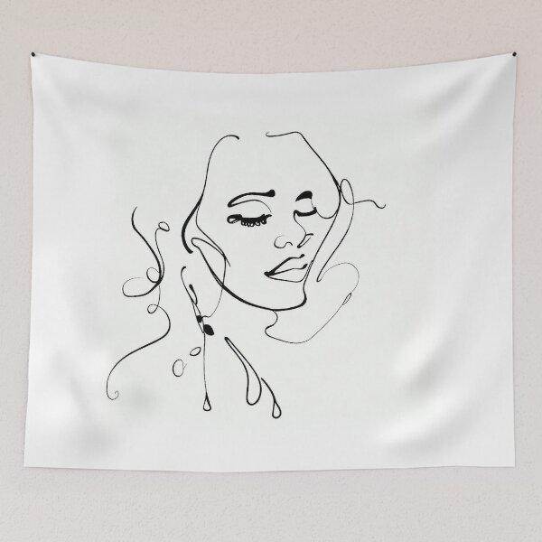 Item preview, Elegance in a Single Line: A Woman's Grace designed and sold by ReplyGirl.