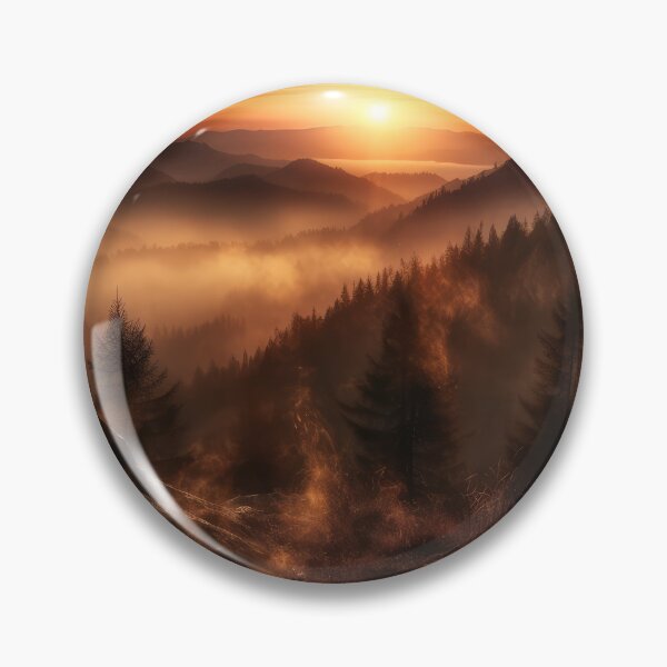 Item preview, Misty Mountain Sunset designed and sold by Offsite.