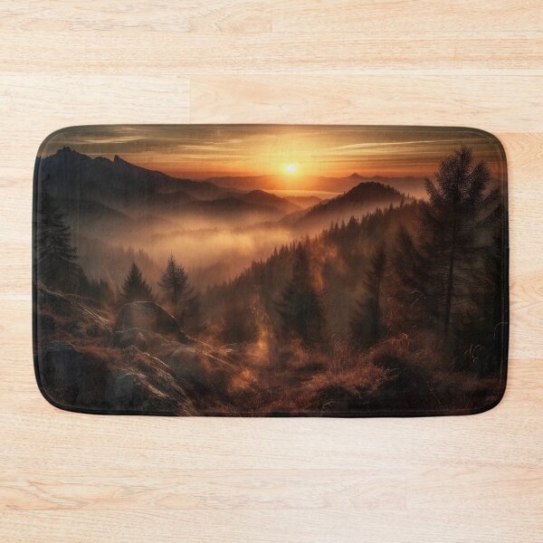 Item preview, Misty Mountain Sunset designed and sold by Offsite.