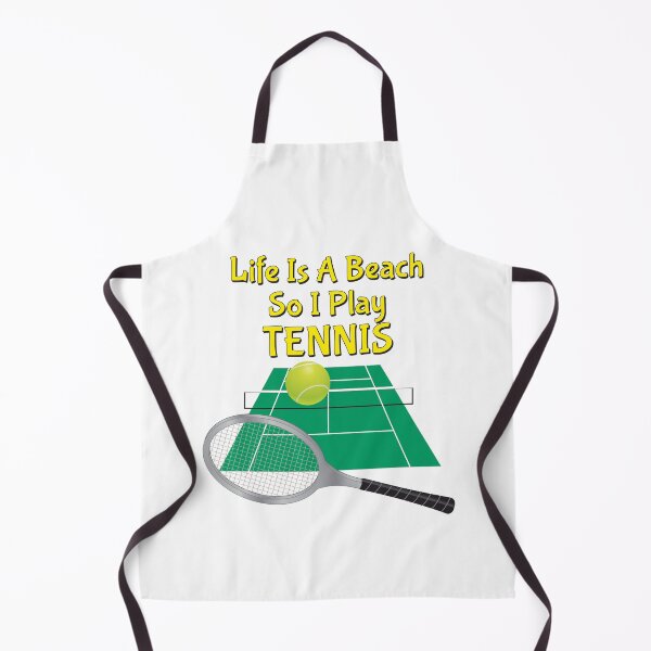 Item preview, Life Is A Beach So I Play Tennis 2 designed and sold by Karen Wood.