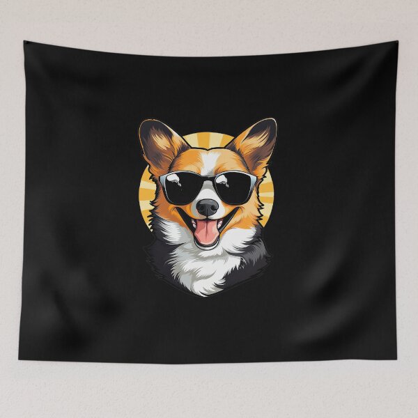 Aperçu de l'œuvre Lunettes de soleil Corgi créée et vendue par naniat25.